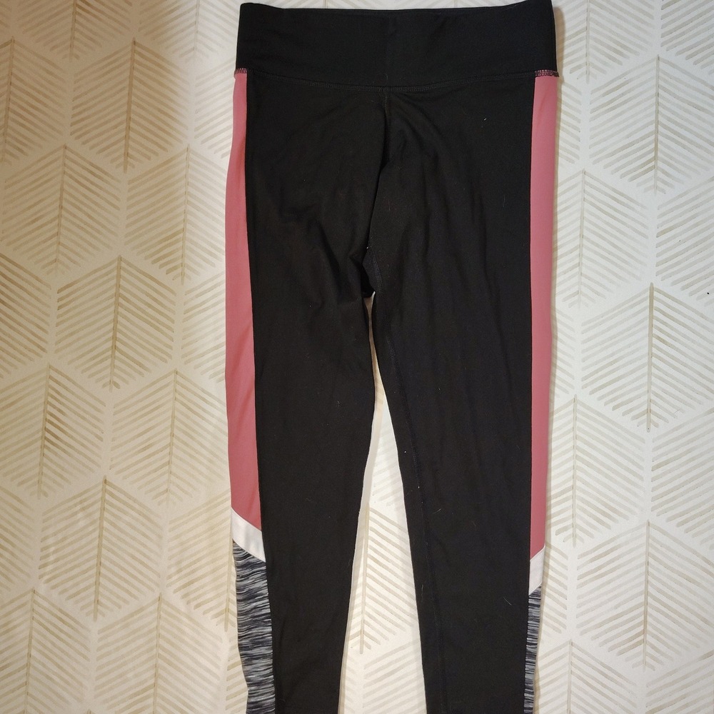 Victorias Secret PINK Ultimate Leggings‎ Black Pink Colorblock Small S P